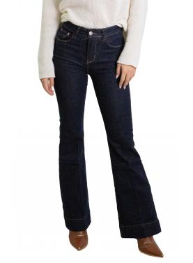 Jeans scampanato lavaggio scuro "Alex"